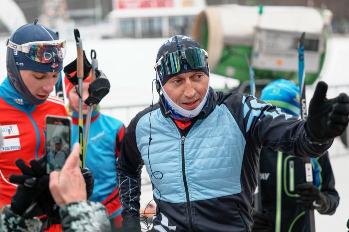 Тренировка для лыжников от Олимпийского чемпиона Александра Легкова в Одинцово