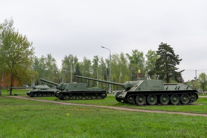 Танк у Ленино-Снегиревского военно-исторического музея в Ленино округа Истра