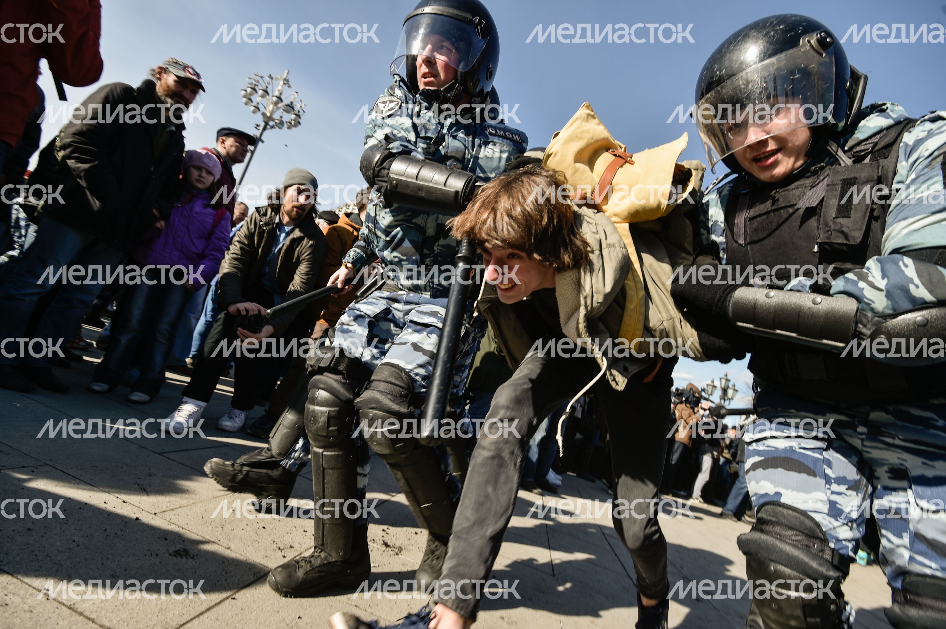 В столице прошел митинг против коррупции.