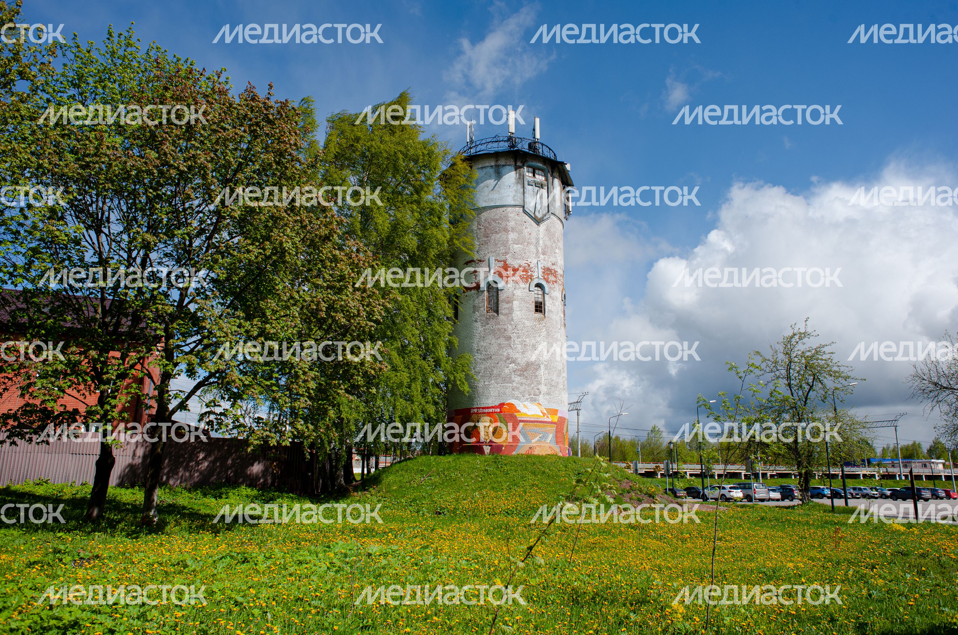 Весенние виды города Хотьково