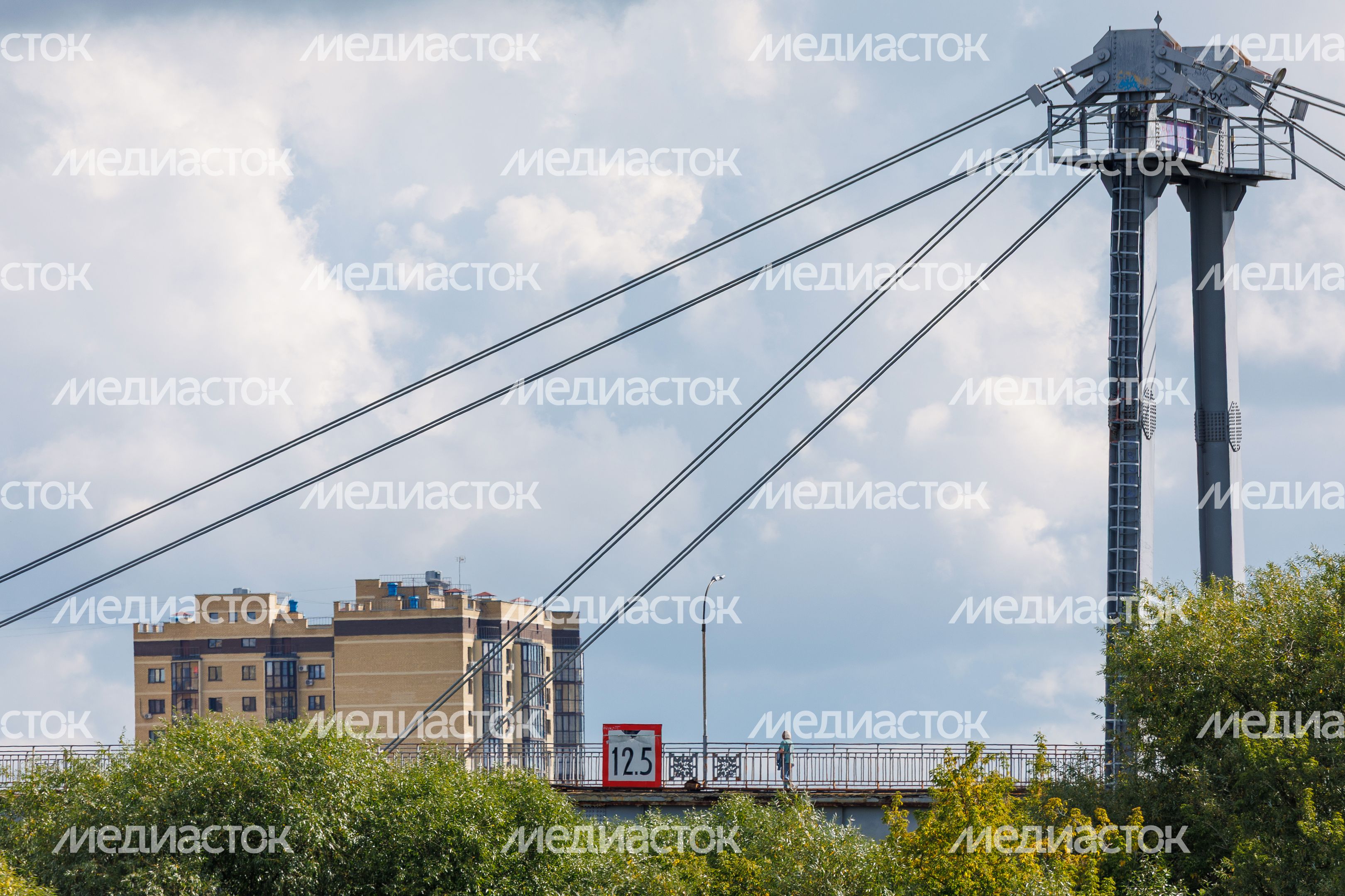 Новлянский пешеходный мост в городе Воскресенск Новлянский пешеходный мост в городе Воскресенск