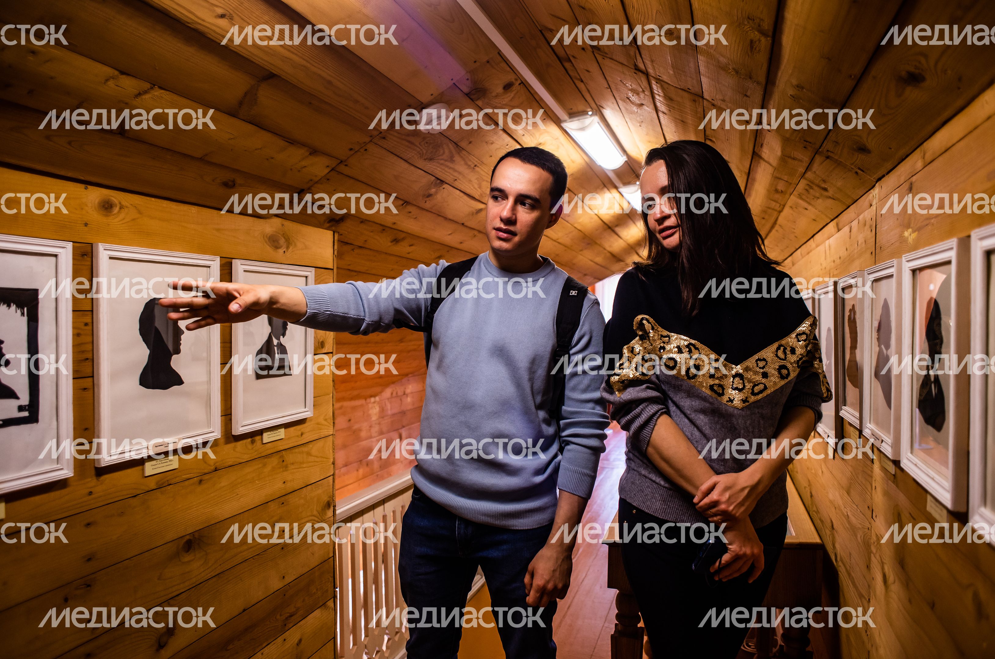 Зимние виды усадьбы Шахматово