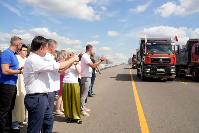 Открытие предпоследнего участка Южно-Лыткаринской автодороги