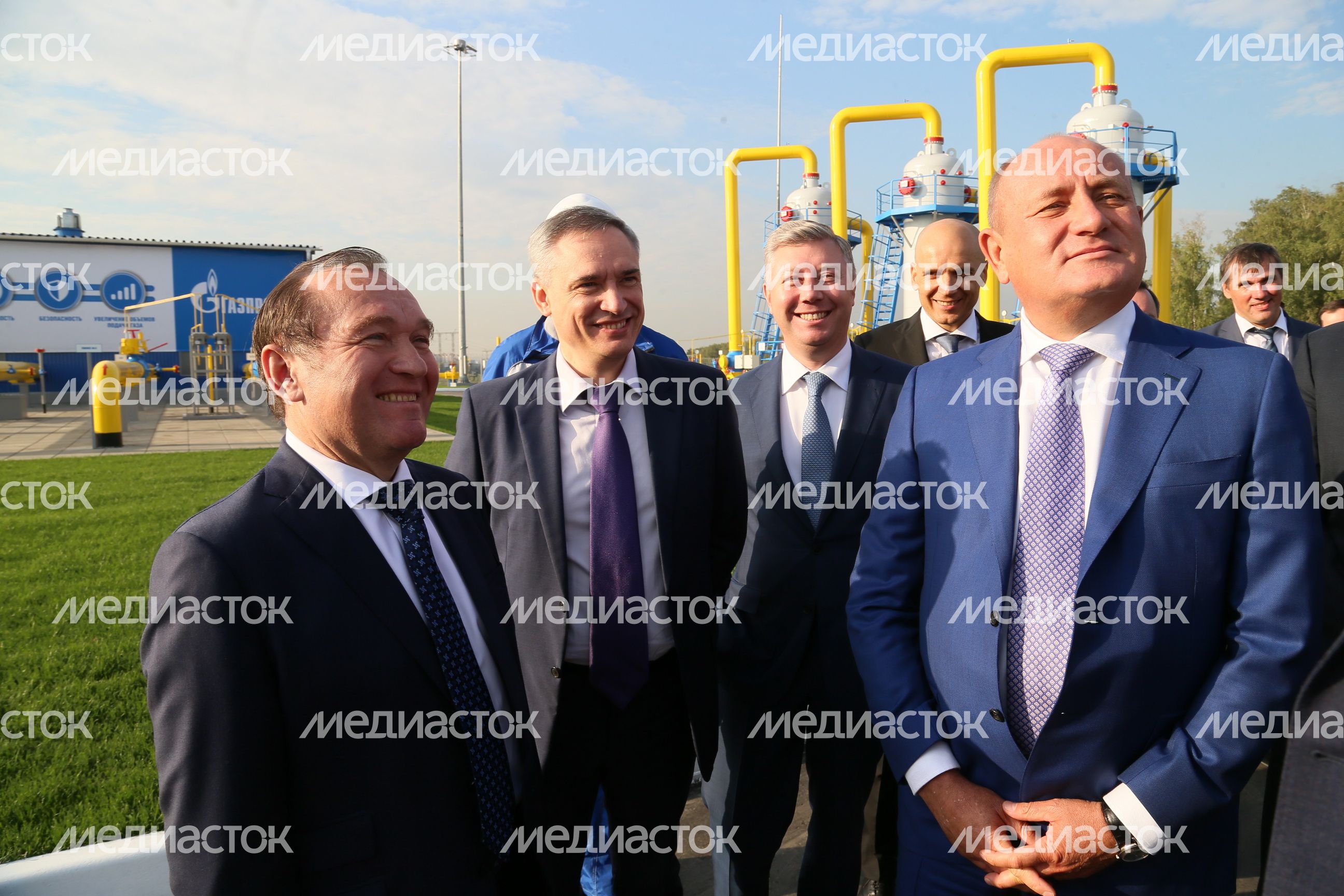 Открытие газового контрольно-распределительного пункта в Ленинском районе