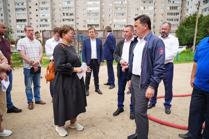 Оперативный штаб с участием Губернатора Подмосковья на месте ЧП в Сергиевом Посаде