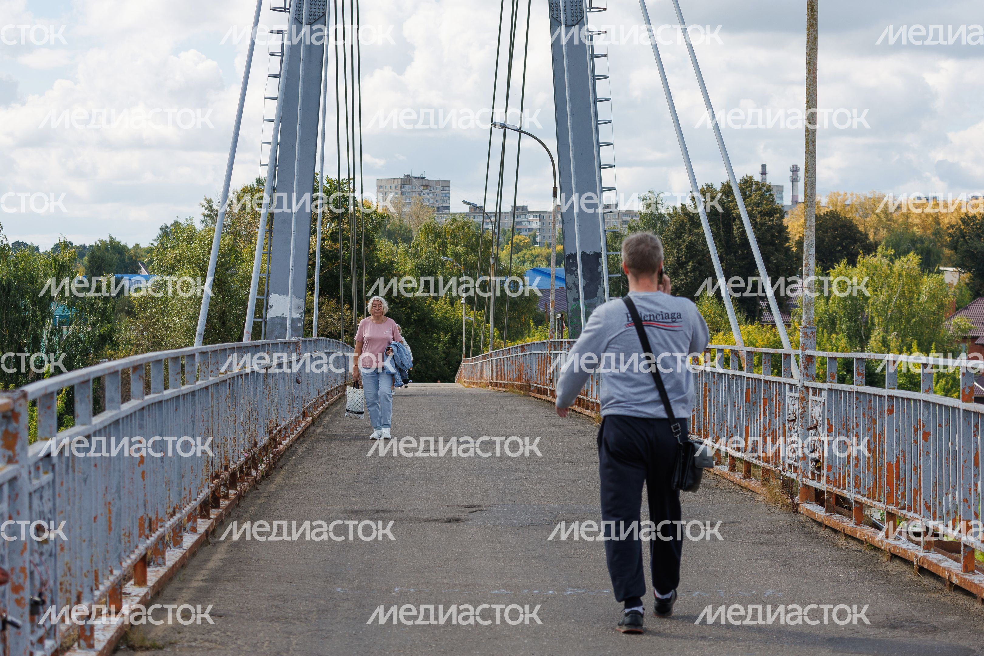 Новлянский пешеходный мост в городе Воскресенск Новлянский пешеходный мост в городе Воскресенск