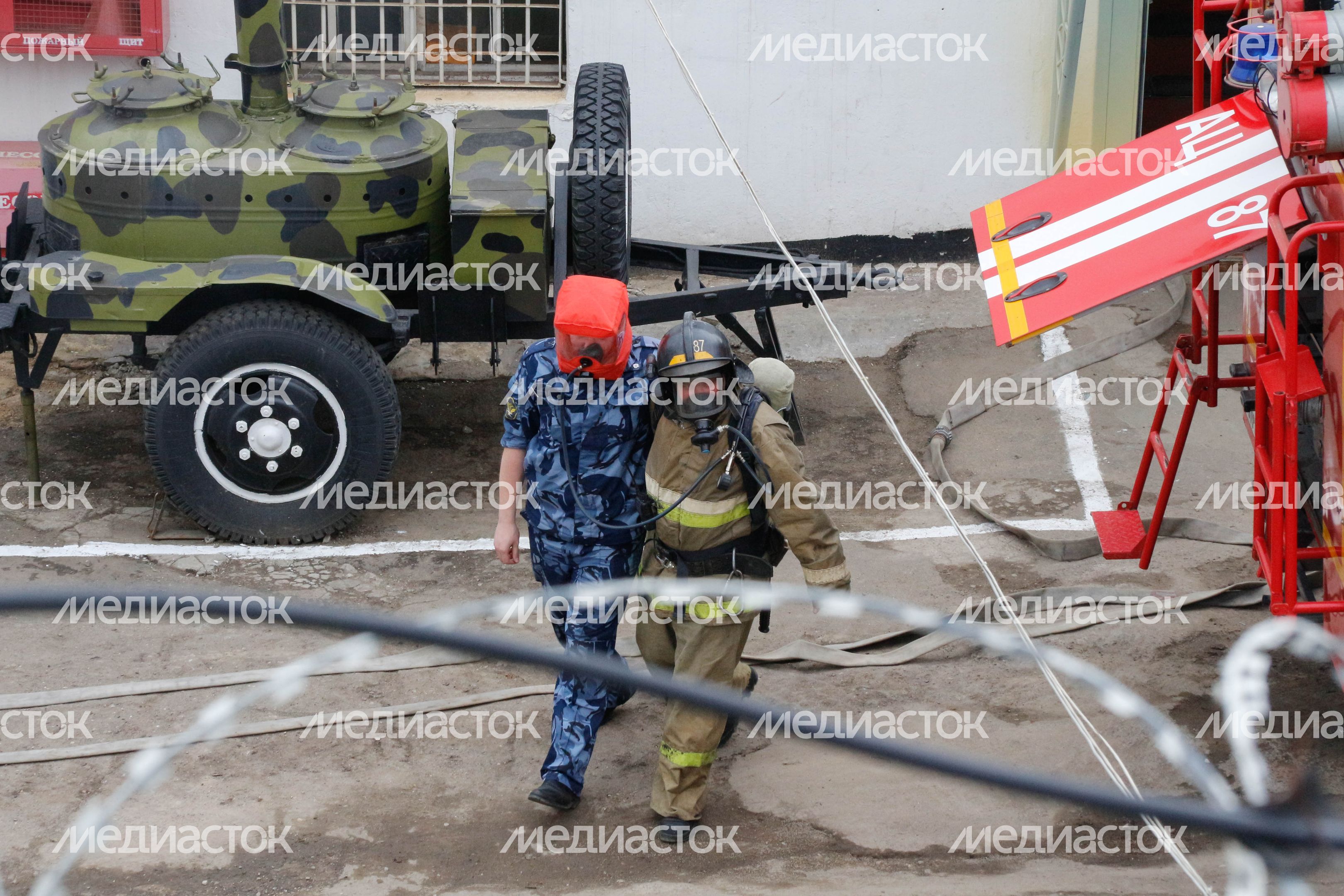 Противопожарные учения в СИЗО в Сергиевом Посаде
