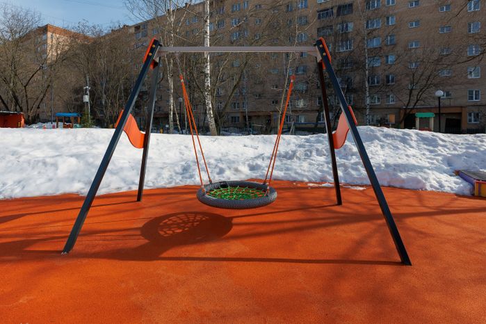 Игровая площадка детского сада «Золотой ключик» СОШ №14 в Мытищах после капитального ремонта