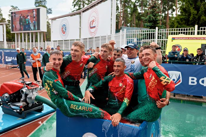Юношеская сборная Беларуси победила в общем зачете на XI Чемпионате мира по пожарно-спасательному спорту