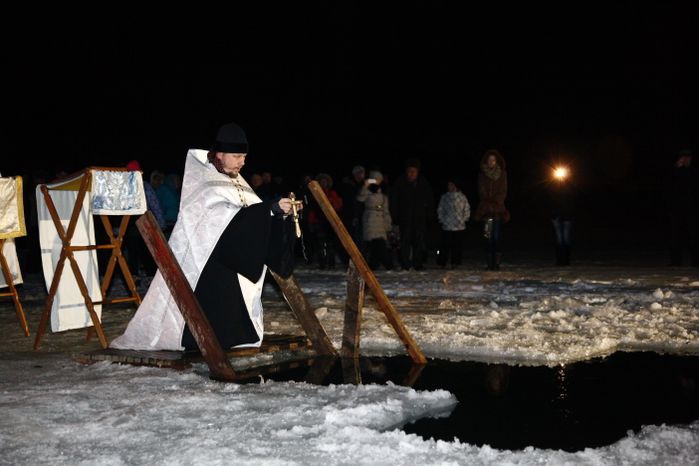 Освещение иордани в Дмитровском районе