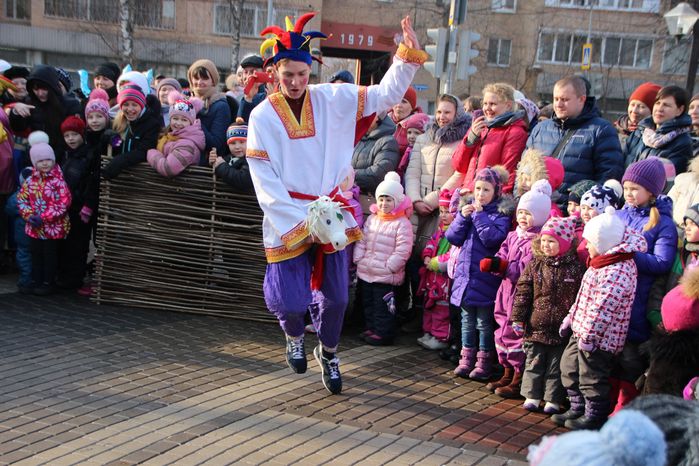 Празднование Масленицы в Железнодорожном