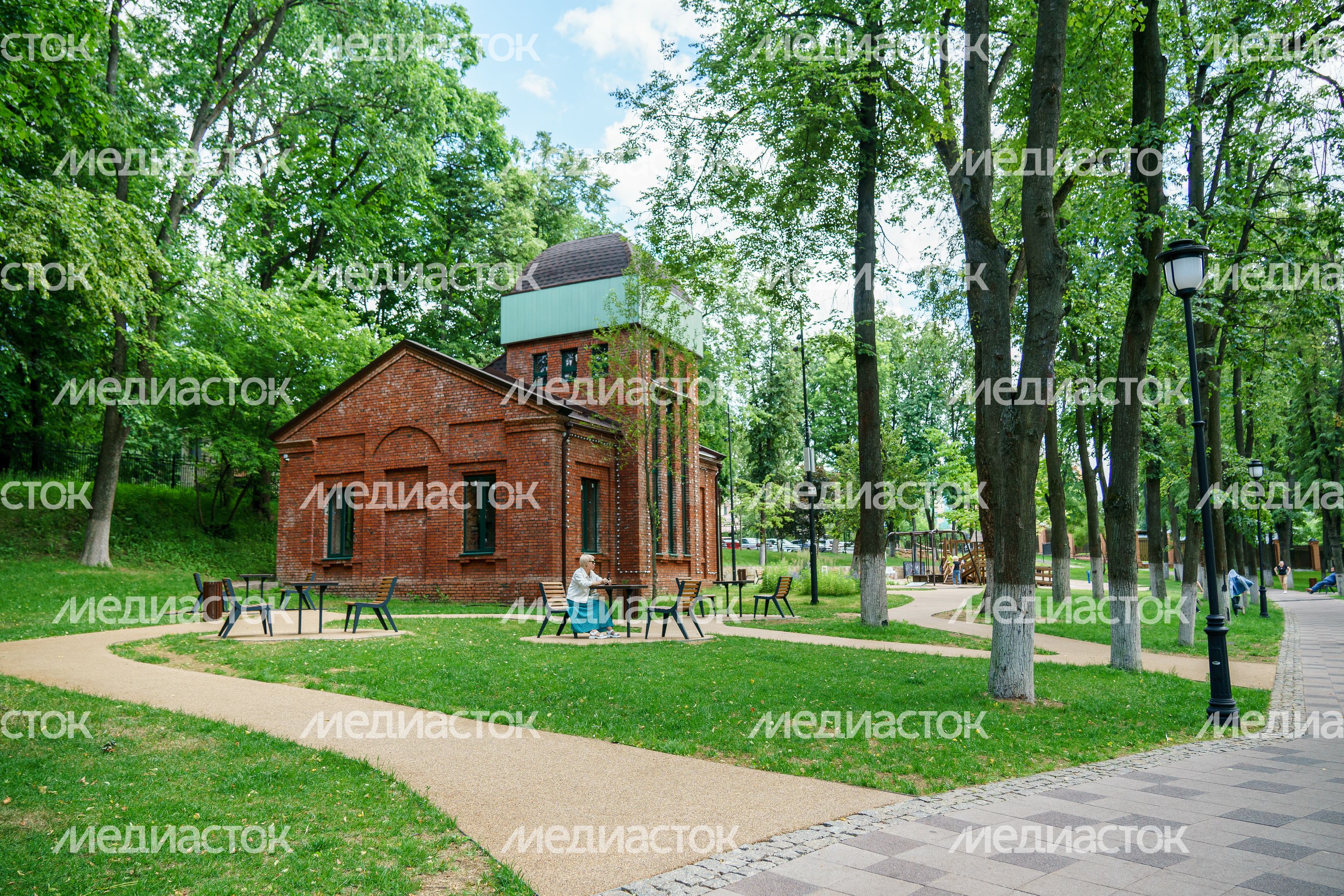Раменский городской парк культуры и отдыха летом
