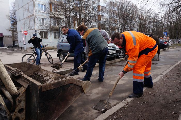 Единый областной субботник в Краснознаменске