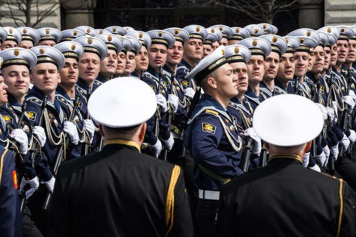 Генеральная репетиция парада Победы в Москве в 2021 году