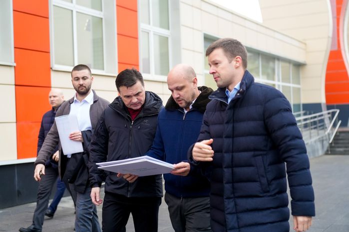 Андрей Воробьев посетил обновленный спорткомплекс "Орион" в Балашихе