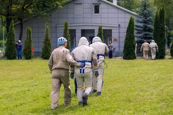 В Звездном городке прошла тренировка спасательной операции космонавтов