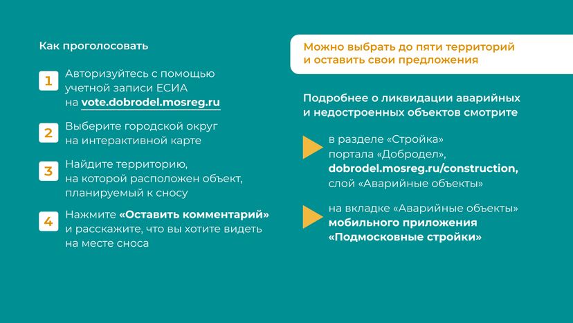 Голосуй за новые объекты на Доброделе