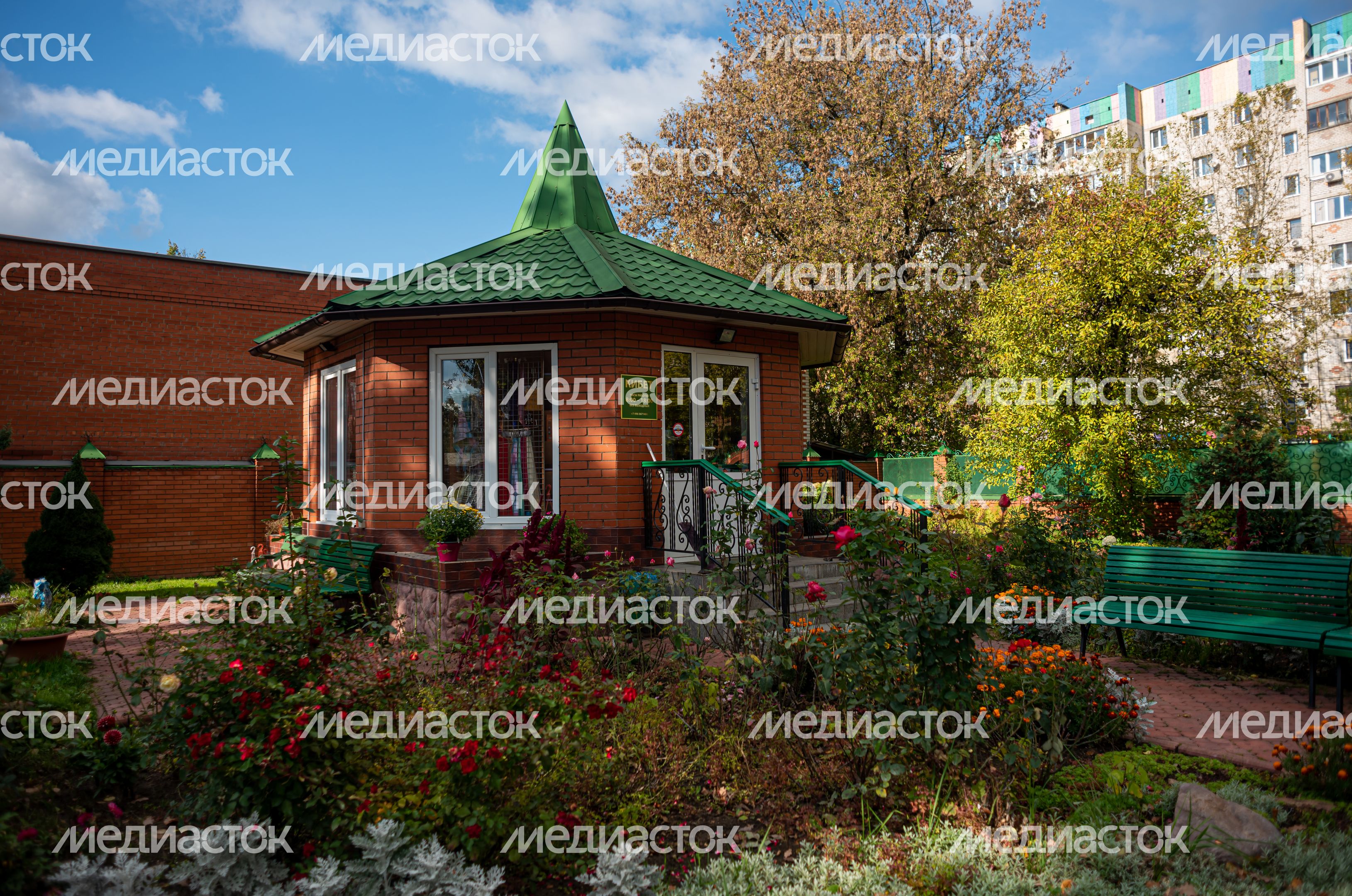 Осенние виды Мечети Имама Равиля в городе Щёлково Осенние виды Мечети Имама Равиля в городе Щёлково