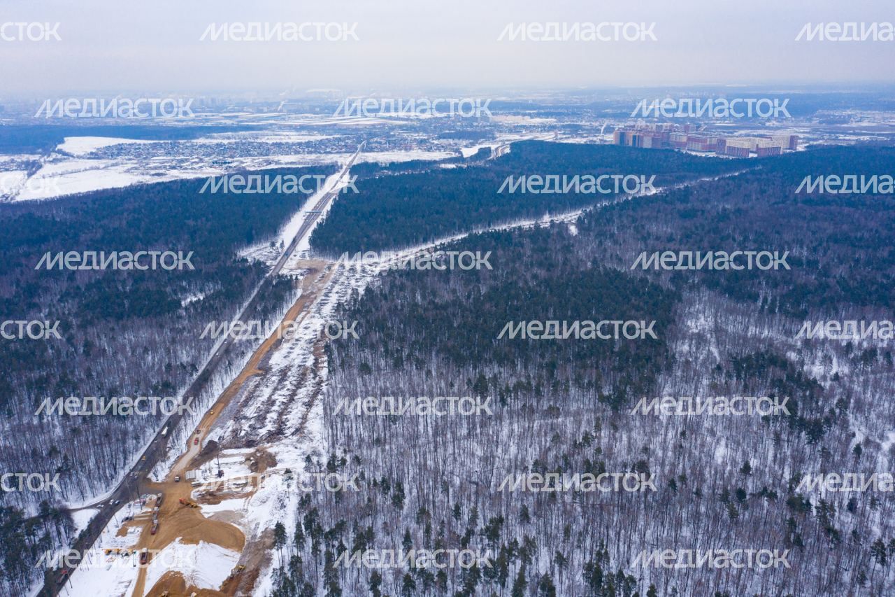 Проверка хода строительства Южно-Лыткаринской автодороги (ЮЛА) Губернатором Подмосковья