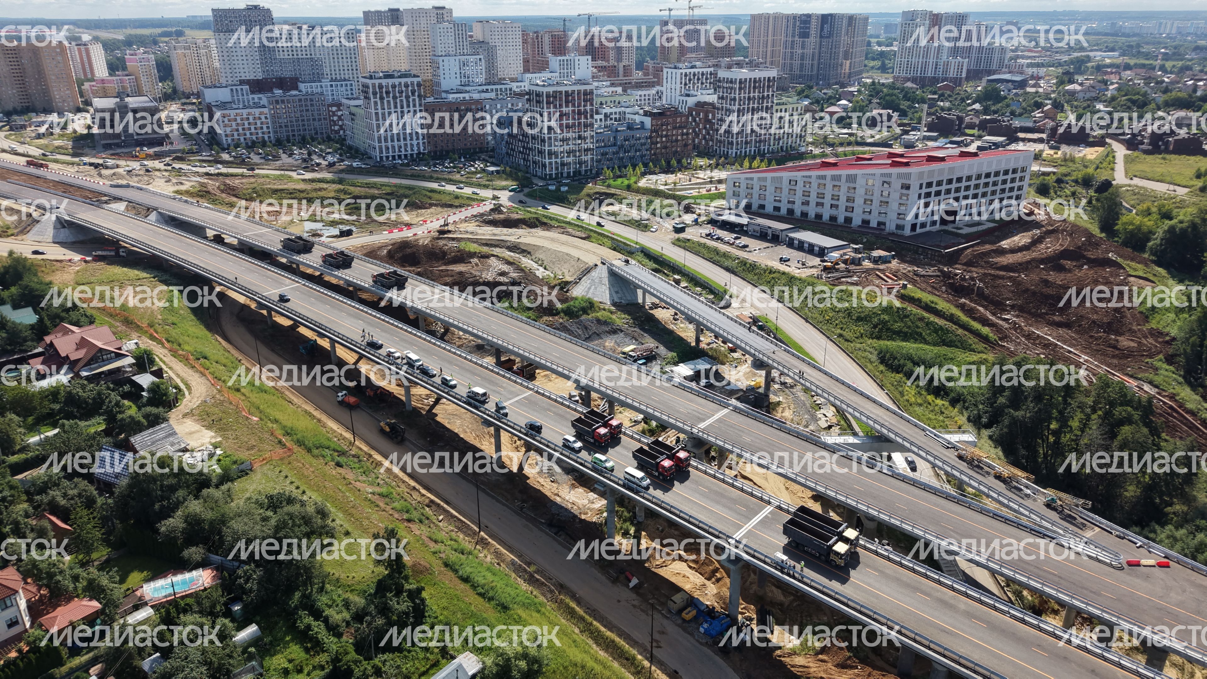 Открытие предпоследнего участка Южно-Лыткаринской автодороги