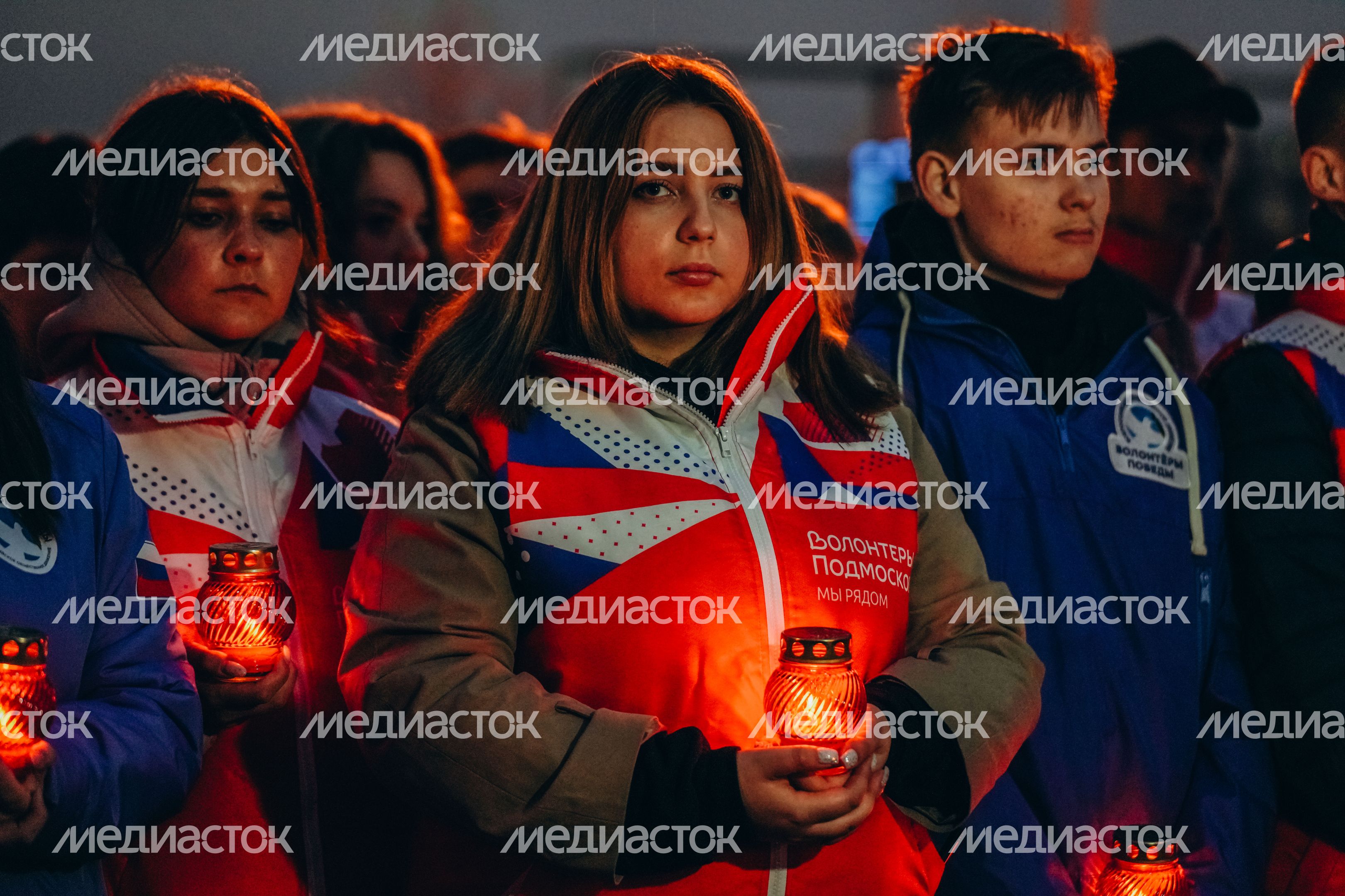 Акция памяти «Журавли» прошла на девятый день после теракта в "Крокус Сити Холле"
