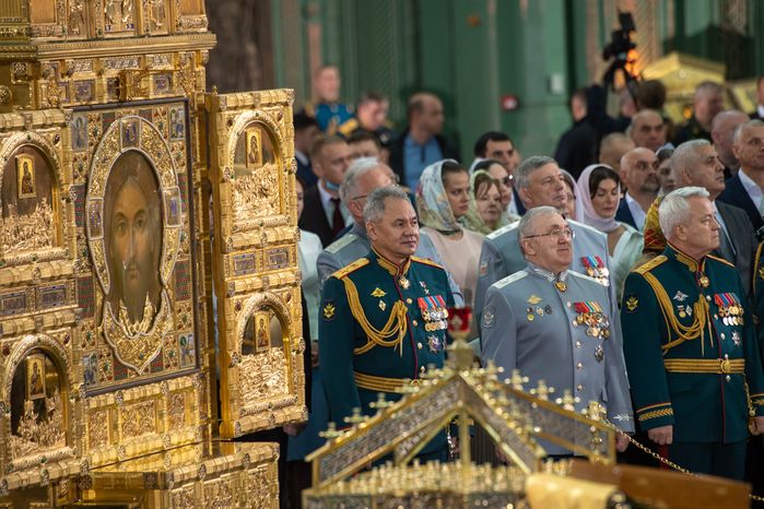 Торжественная церемония освящения Главного храма Вооружённых Сил Российской Федерации