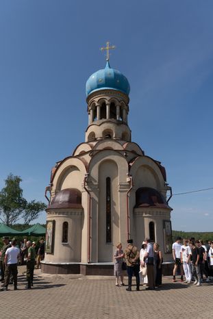Перезахоронение солдат ВОВ в деревне Ельня