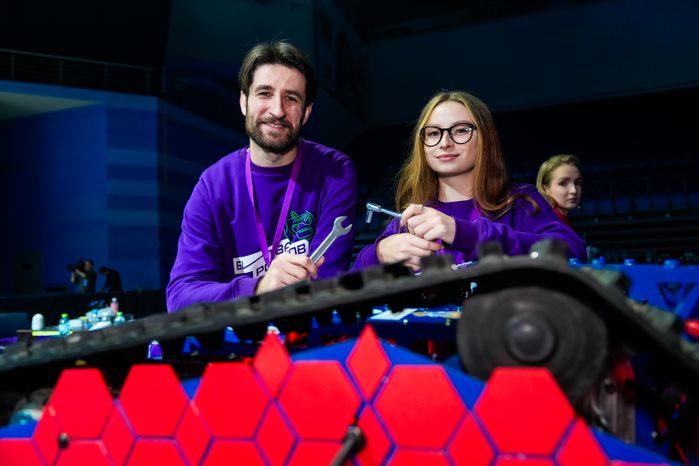 Финал международного чемпионата «Битва роботов» в Мытищах