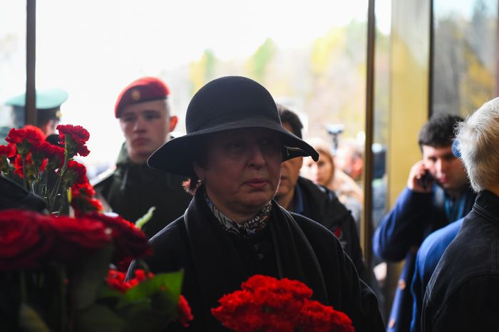 Церемония прощания с космонавтом Алексеем Леоновым в Подмосковье