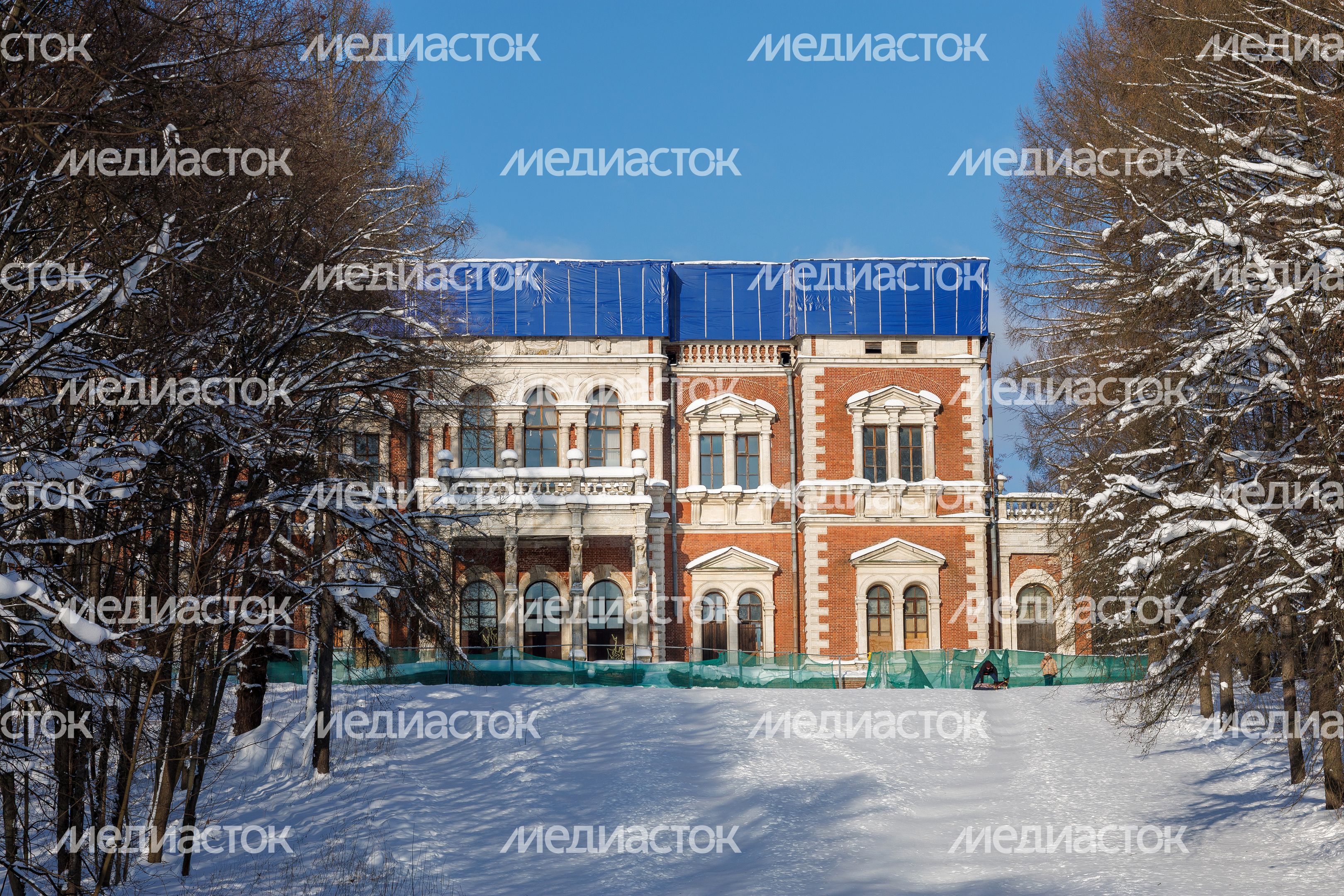 Зима в усадьбе Быково в Раменском Зима в усадьбе Быково в Раменском