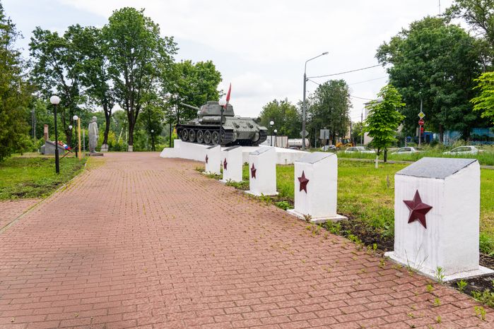 Парк Победы в селе Новопетровское округа Истра
