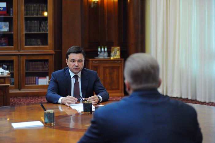 А. Воробьев провел встречу с руководством Каширского района