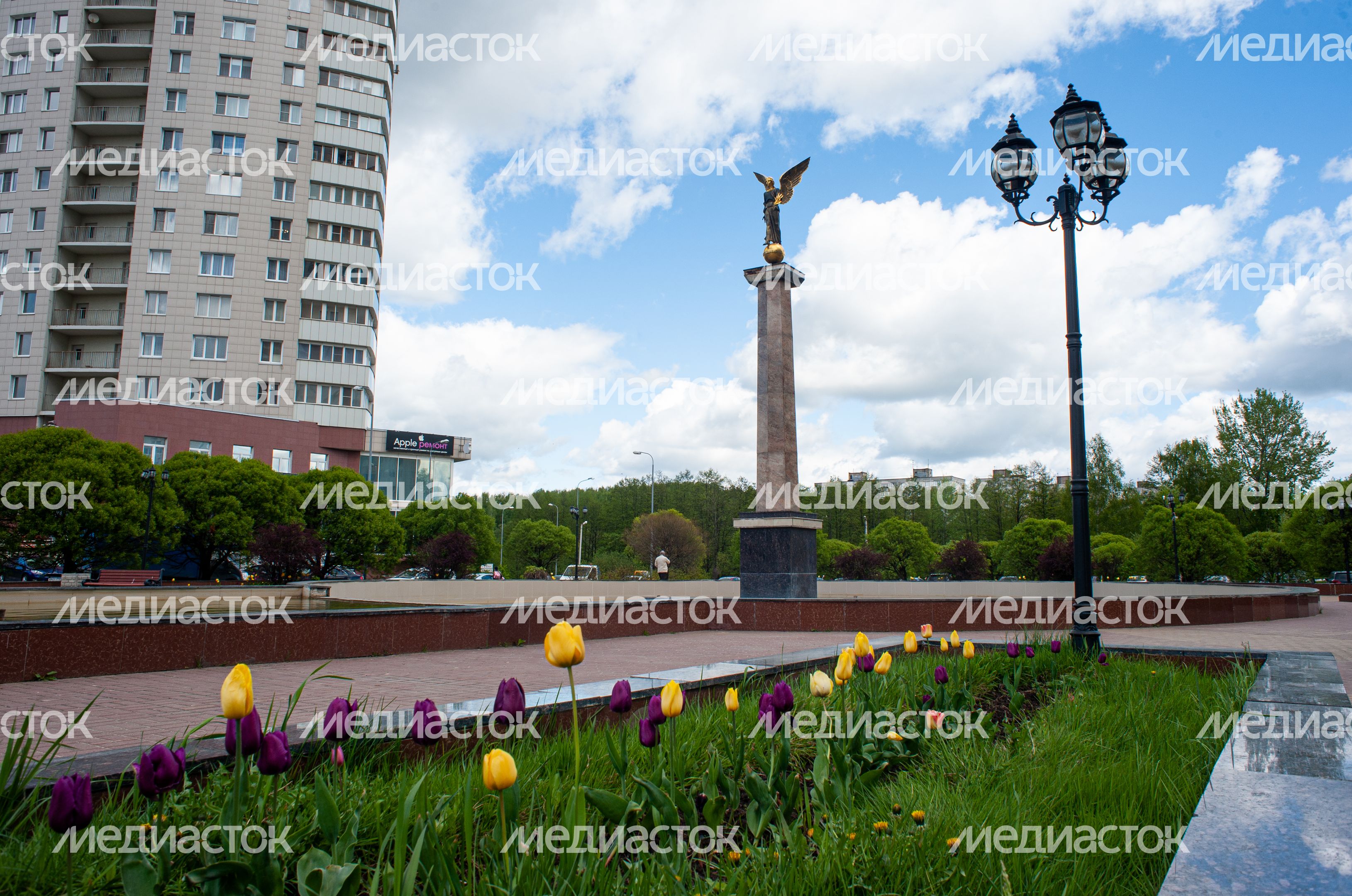 Весенние виды города Пушкино