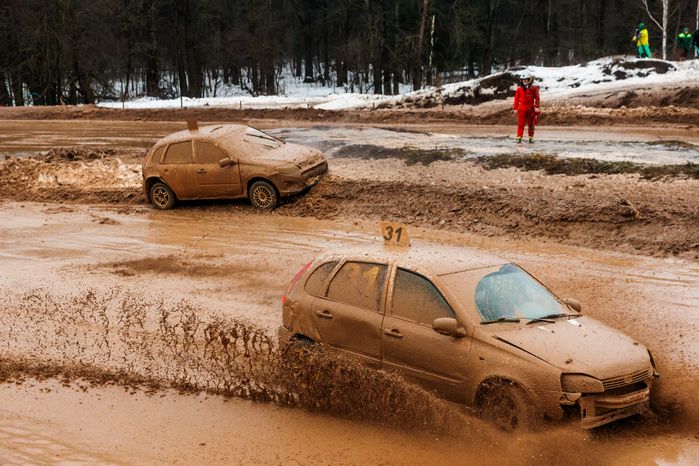 Автогонка в Мытищах