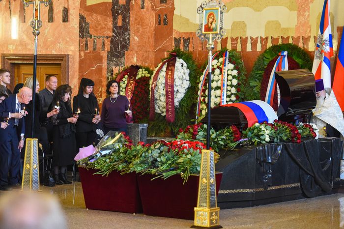 Церемония прощания с космонавтом Алексеем Леоновым в Подмосковье