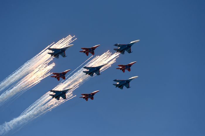 Парад Победы на Красной площади в Москве
