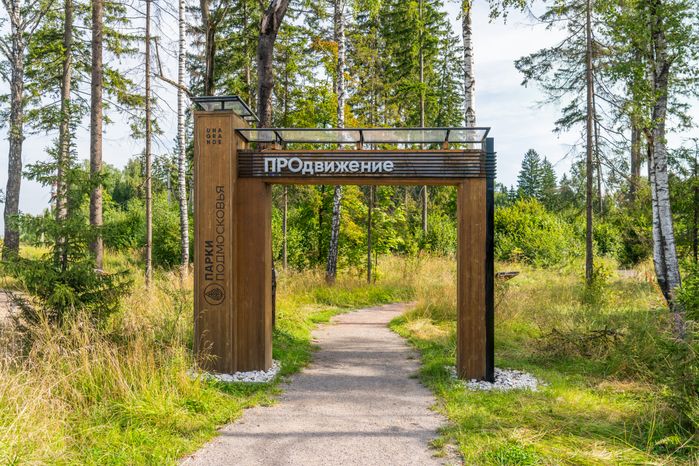 Парк «ПРОдвижение» летом в поселке НИИ Радио Одинцовского округа
