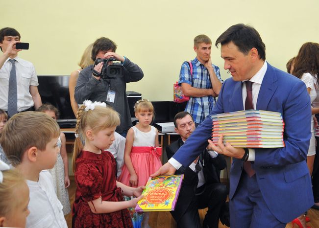 Андрей Воробьев на Дне защиты детей