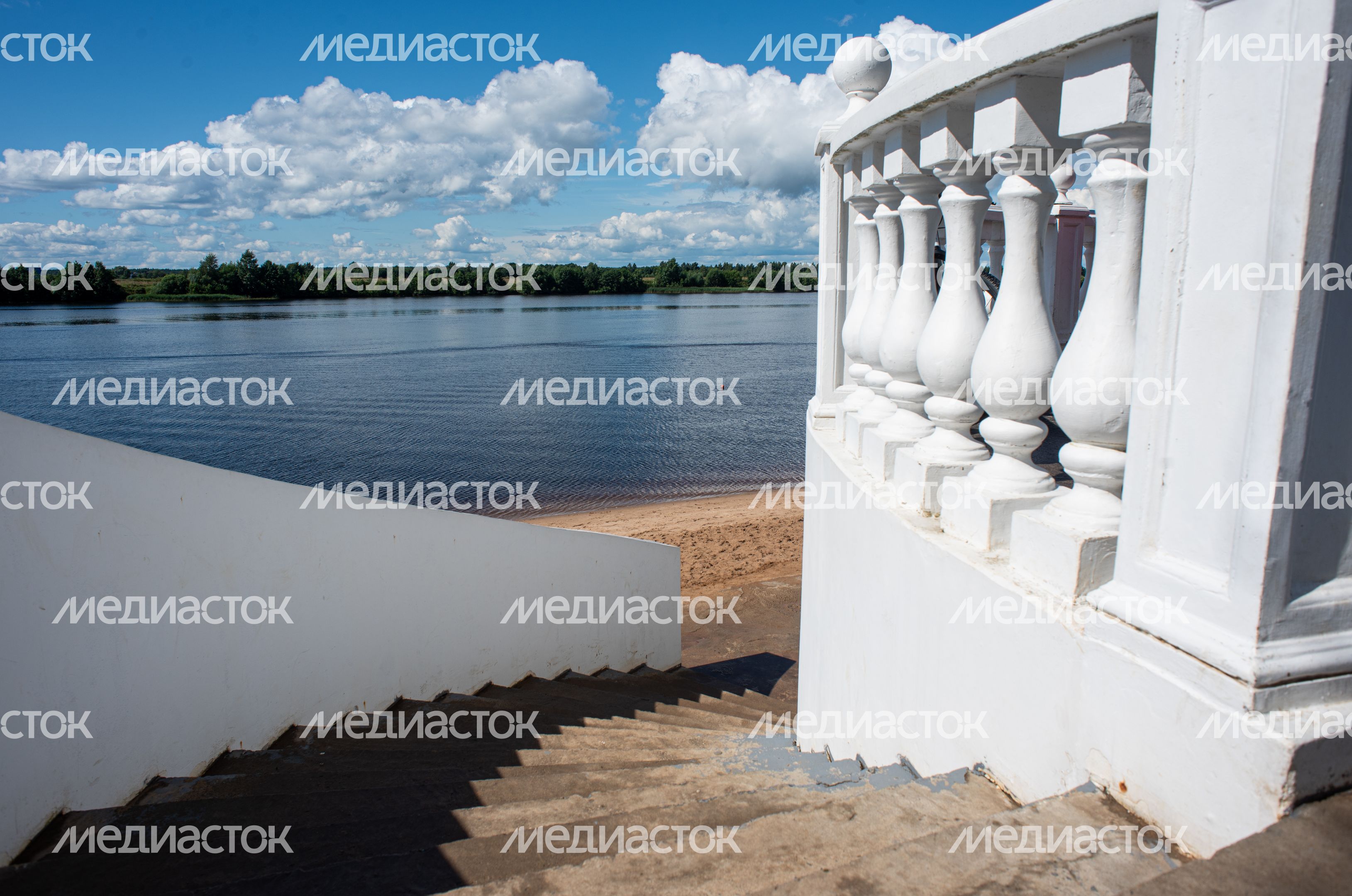 Летние виды города Дубна