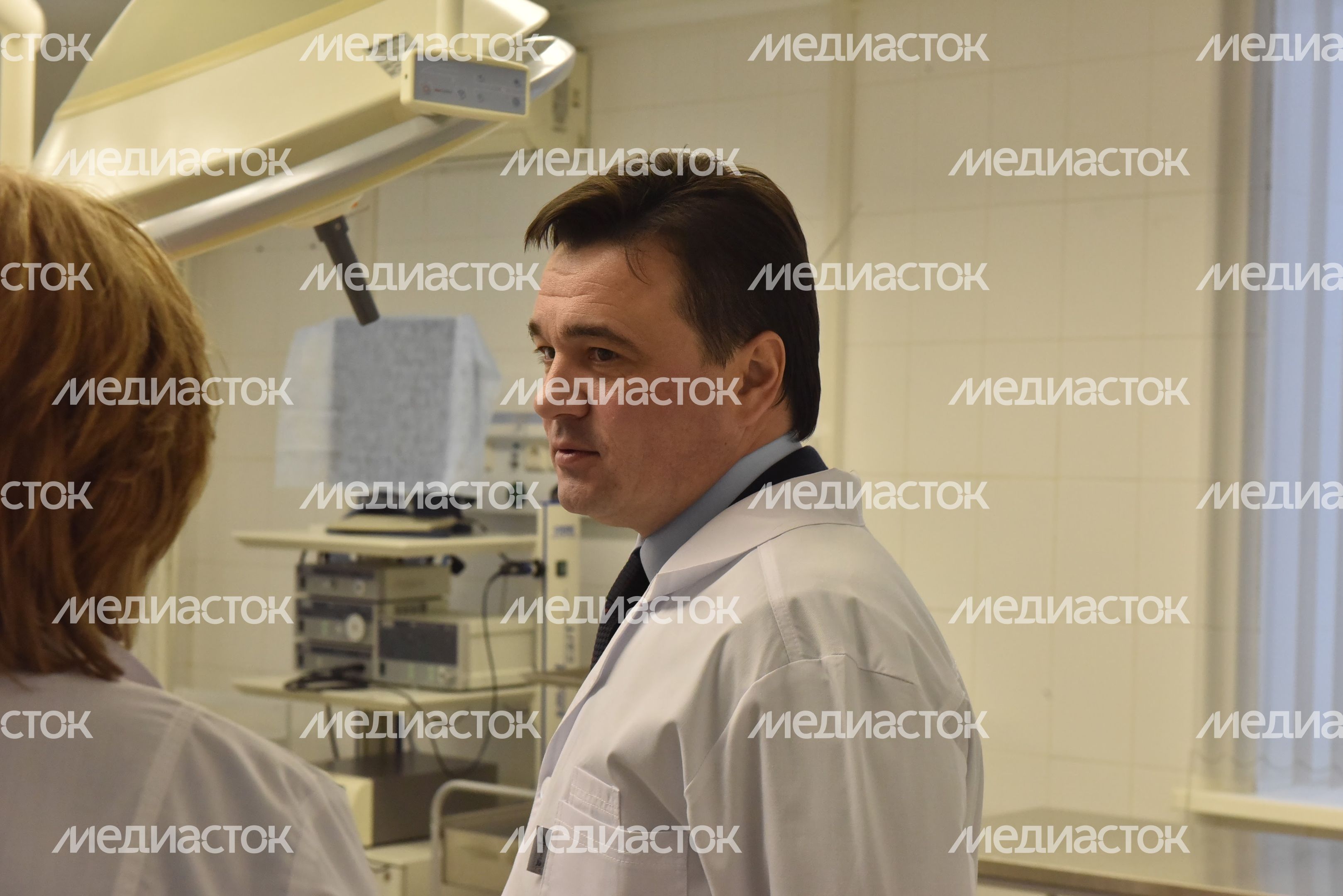 А. Воробьев посетил районную больницу №1 в Чехове