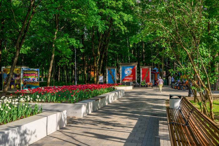 Красногорский городской парк весной
