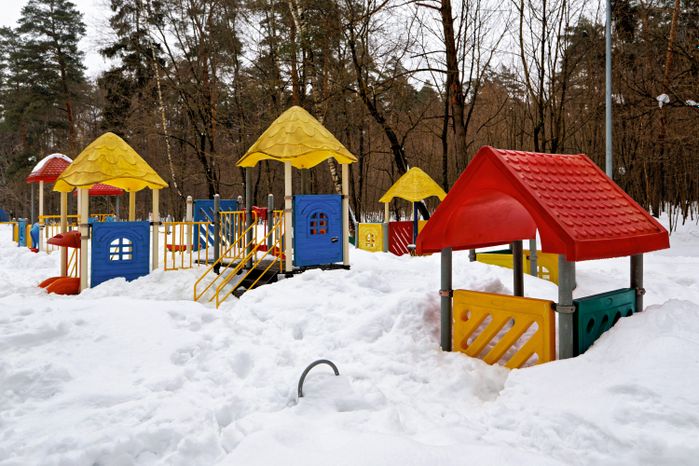 Жуковский парк культуры и отдыха зимой
