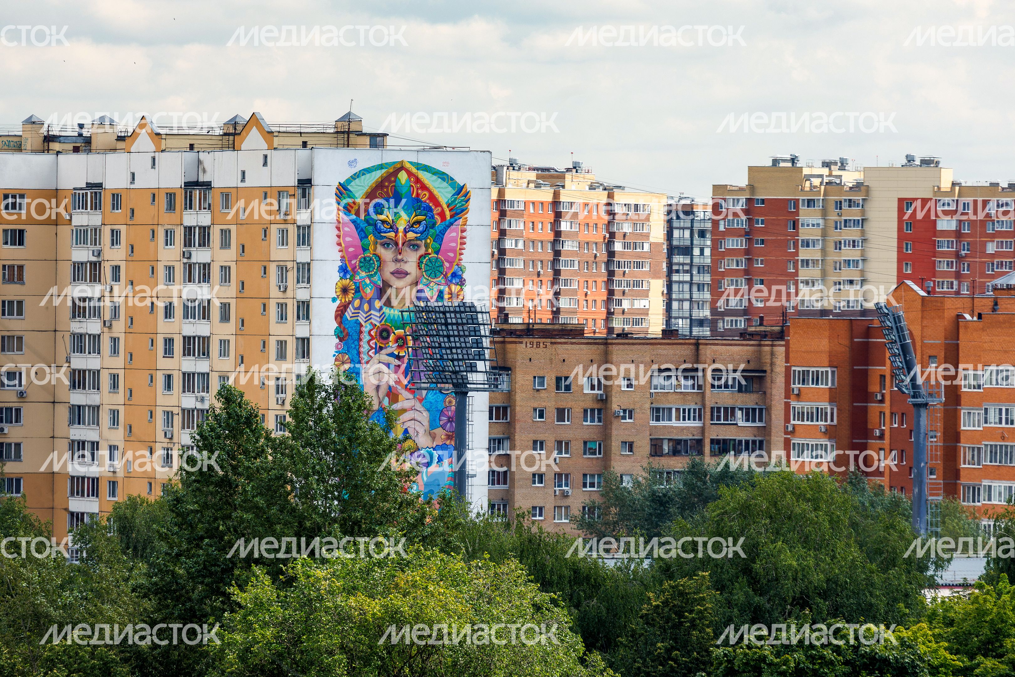 Муралы в Железнодорожном, Балашиха