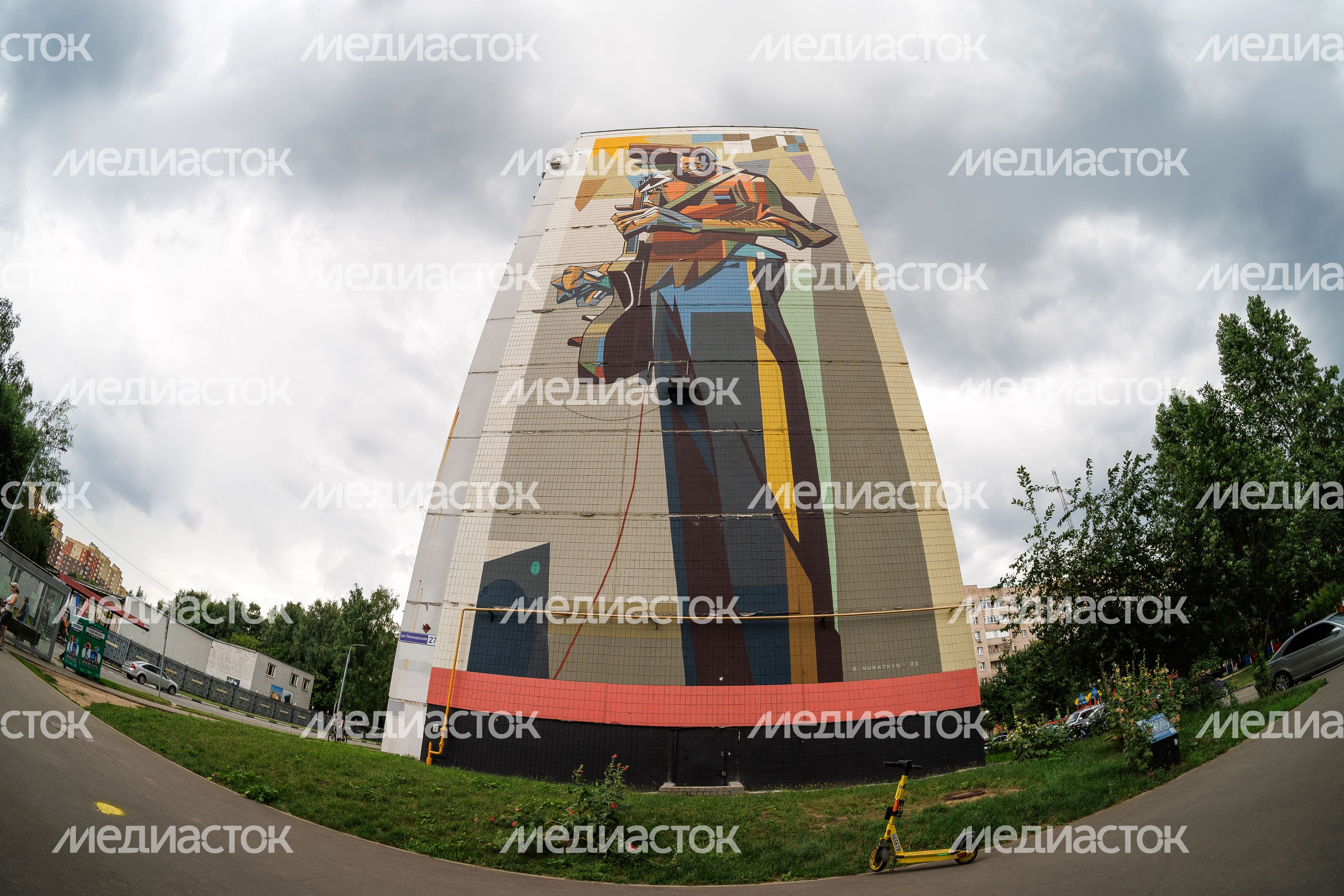 Муралы в Железнодорожном, Балашиха