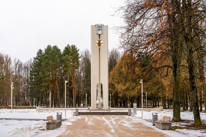 Благоустройство парка Победы в Пущино