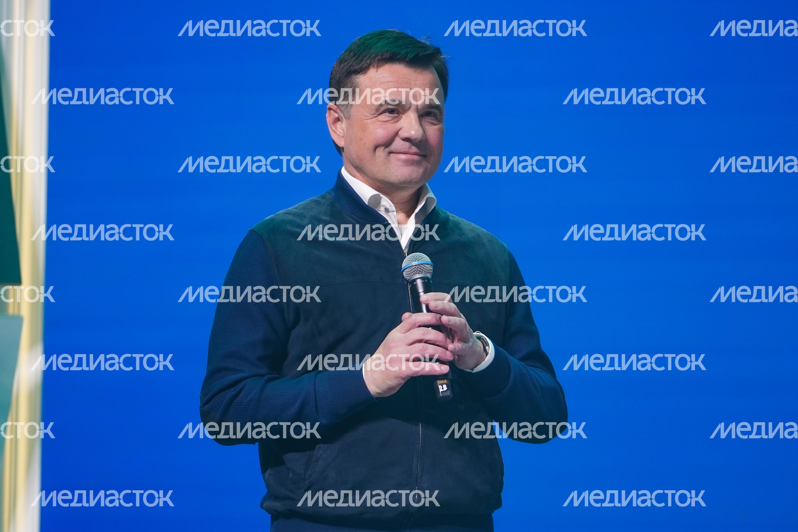 Андрей Воробьев на открытии Всероссийской олимпиады школьников Андрей Воробьев на открытии Всероссийской олимпиады школьников