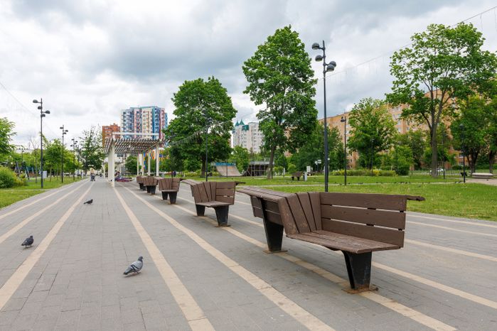 Летние виды города Ивантеевка Пушкинского округа