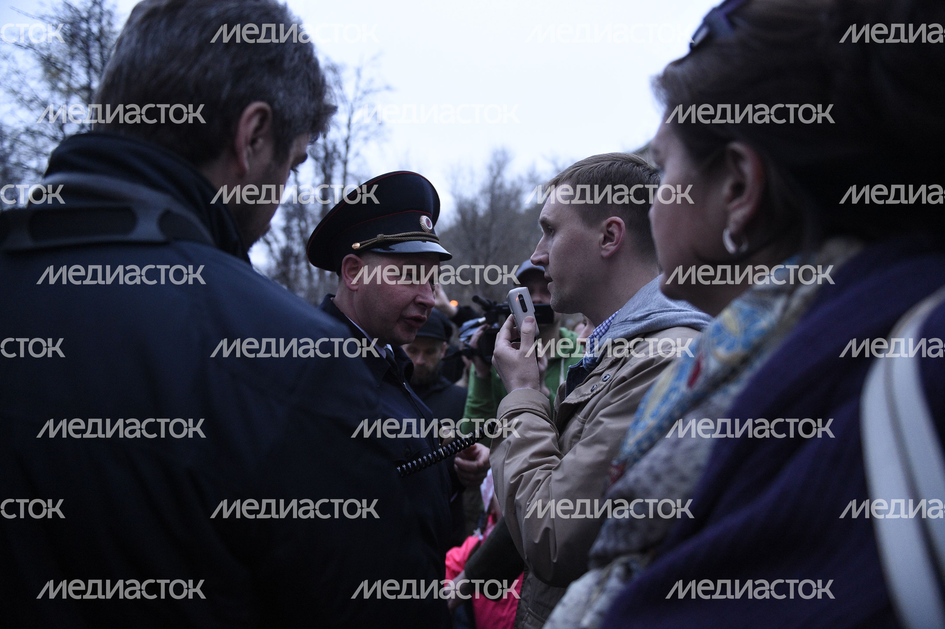 Народный сход в защиту Таганской АТС в Москве