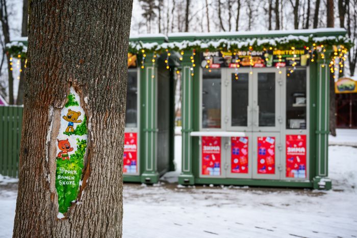 Раменский городской парк в новогодние праздники