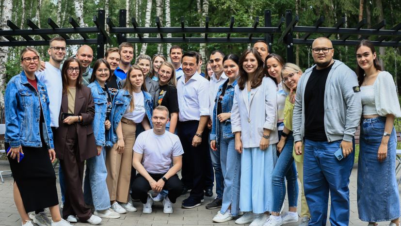 Встреча Губернатора Подмосковья с руководителями молодёжных организаций в Люберцах